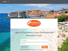 Tablet Screenshot of infiniteetravelnetwork.com